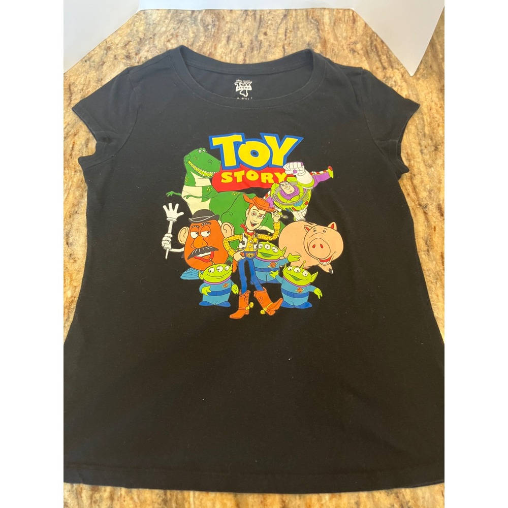 Toy Story 4 Disney Pixar Black T Shirt XL Womens Graphic Tee